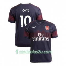 Camisolas de Futebol Arsenal FC Mesut Ozil 10 Equipamento Alternativa 2018/19 Manga Curta